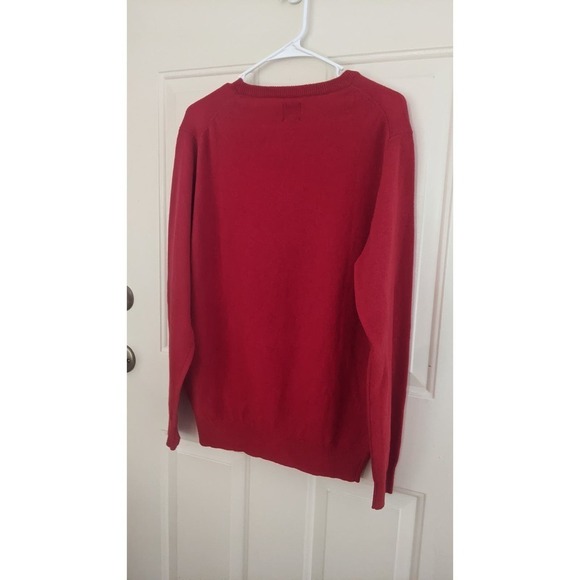 Lanerossi Filivivi Dopplehanger Lambswool Blend Red Sweater Large NWT - Picture 2 of 11